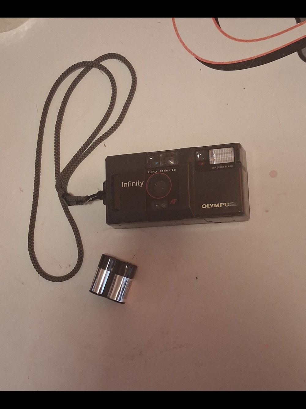 Olympus AF-1 35mm point and shoot zuiko camera with srap battery and tested